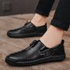 Handmade Leather Casual Men Shoes Design Sneakers Men Comfortable Leather Men Loafers Hot Sale Moccasins Driving Shoes Size 48