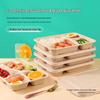 Youhe Youmi Biodegradable 4-Compartment Meal Boxes with Lids