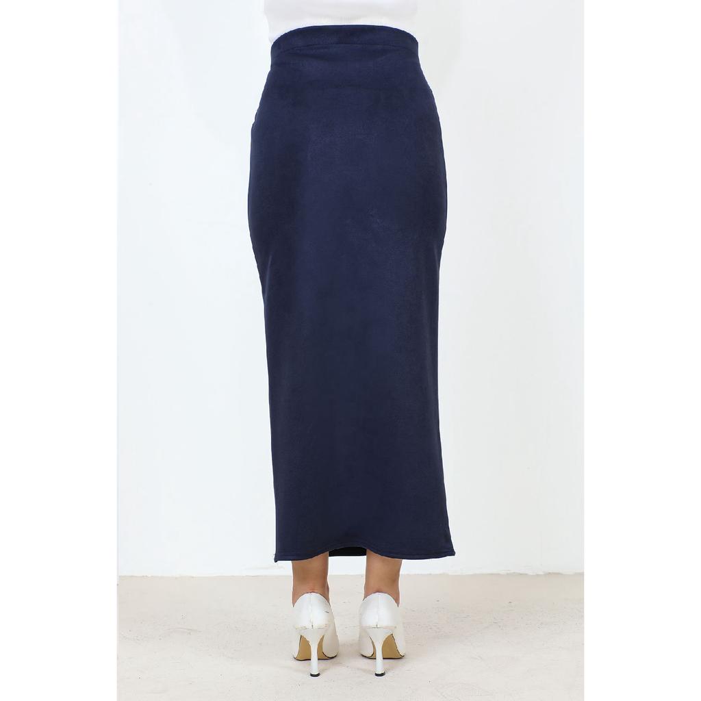 Suede Pencil Skirt Tsd0034 Brown