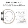 For Samsung Galaxy Watch 7 Ultra Band 47mm Accessories Adjustable Braided Solo Loop Nylon Bracelet Galaxy Watch Ultra Strap 47mm