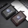 Leather Car Driver's License ID Card Bank Card Wallet Car Styling For Scirocco POLO Tiguan Passat B5 B6 B7 Golf EOS Jetta MK6