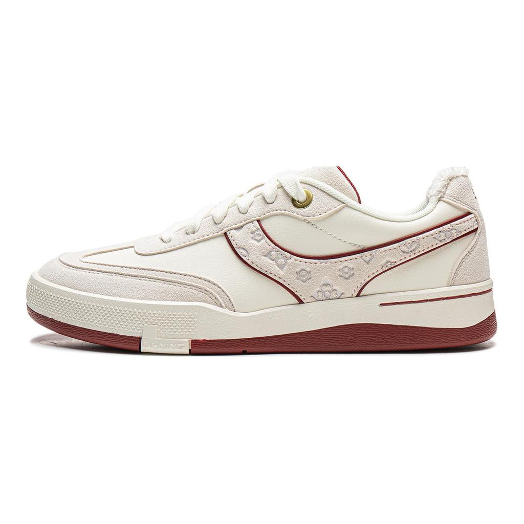 Li Ning Abrasion Resistant Cushioning Low Top Casual Shoes Unisex AEPW003-1