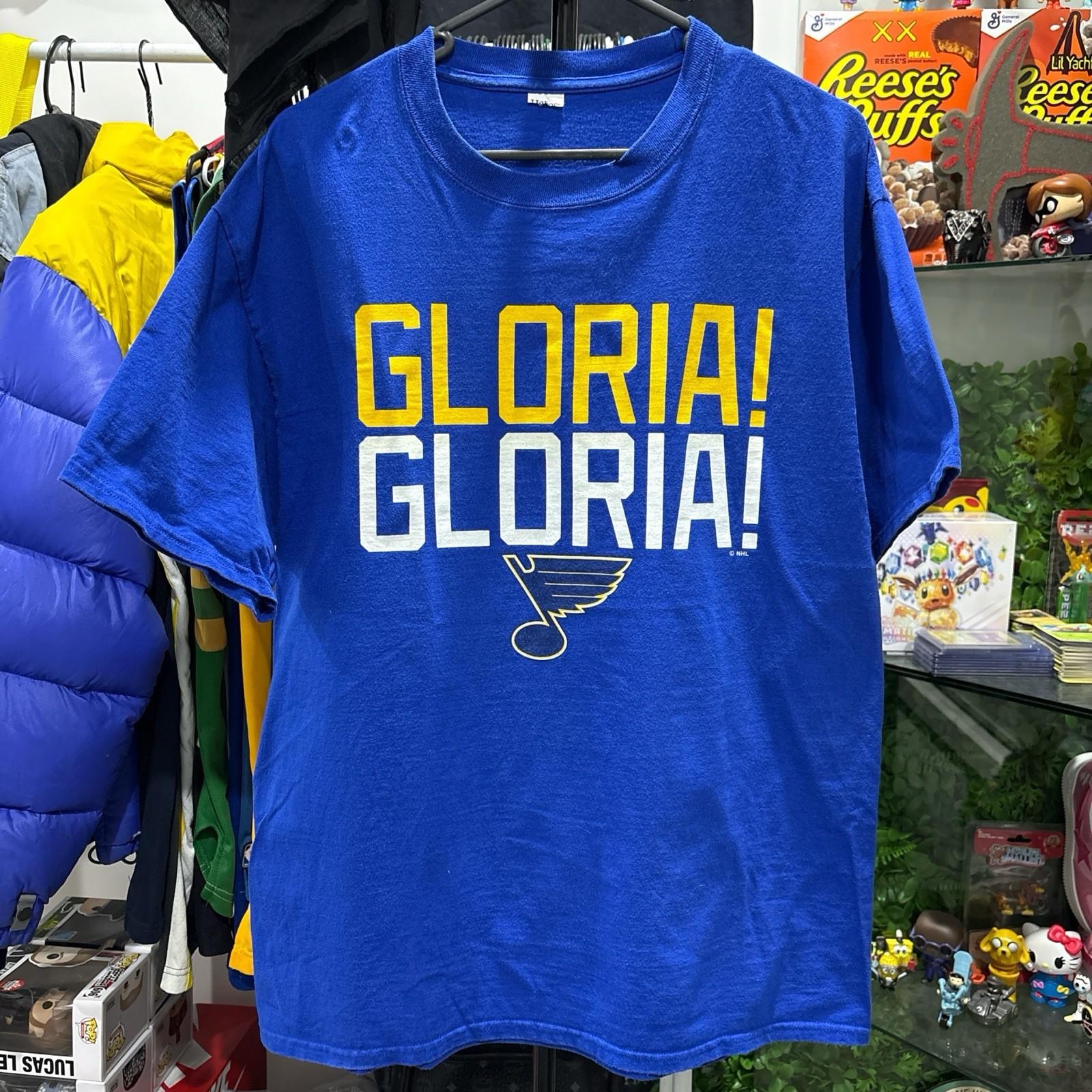St Louis Blues “Gloria Gloria” NHL t shirt Unisex T-Shirt S