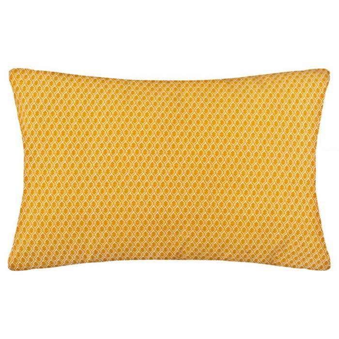 Coussin Motifs Otto Jaune 30X50cm - Atmosphera Createur D'interieur