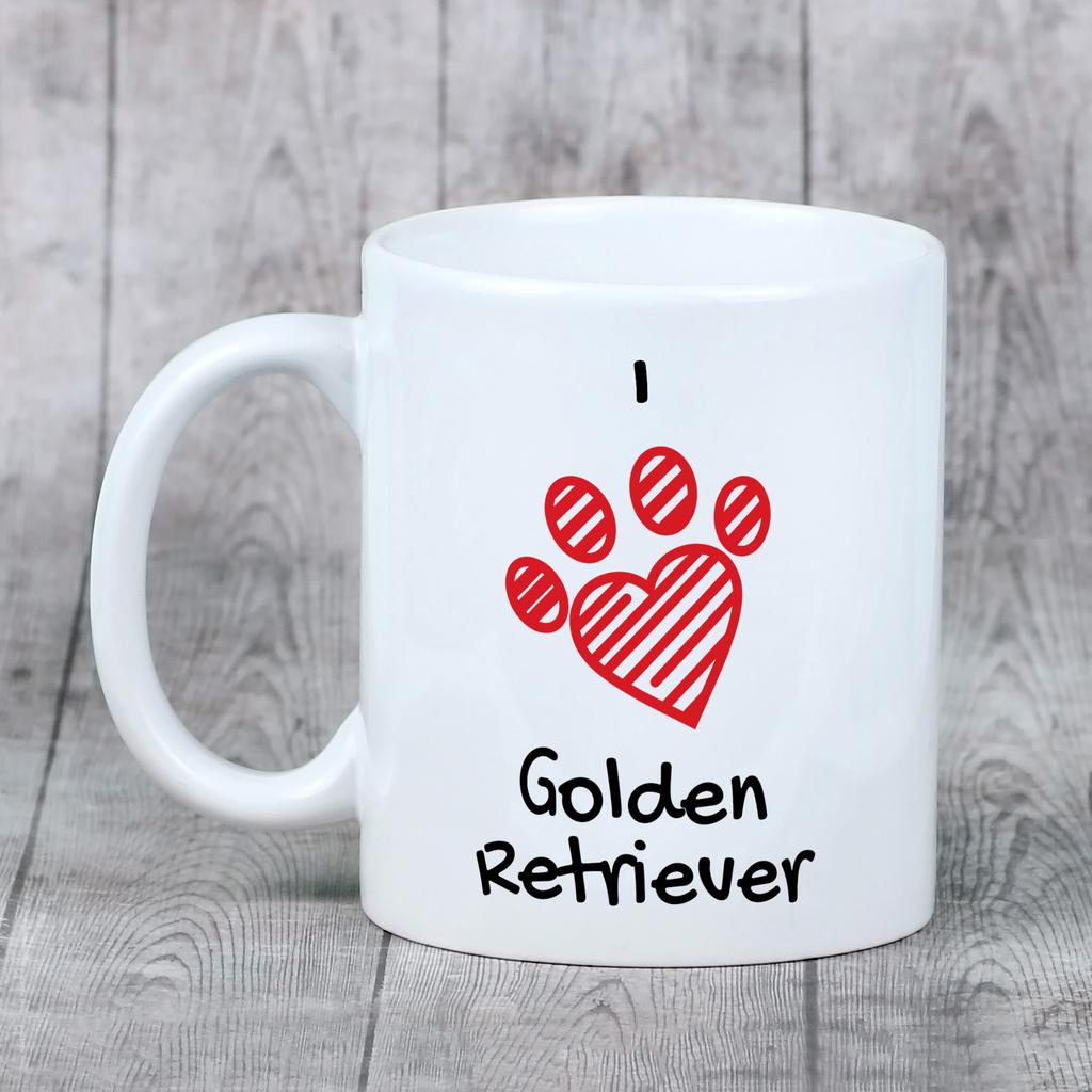 Golden Retriever – Cup with a dog, cute cup with graphics | Art-Dog