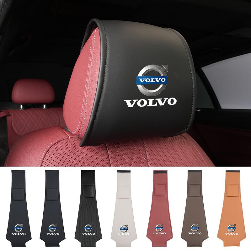 Car Sticker Seat Headrest Protective Cover Anti-Dirty Pillow Protector For Volvo AWD C30 C70 S60 S80 S90 T6 V40 V50 V60 V70 V90