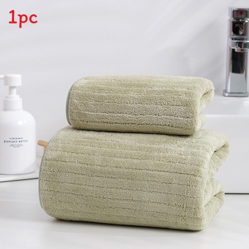 Adult Coral Fleece Face Towel With Edging For Shower And Face Care