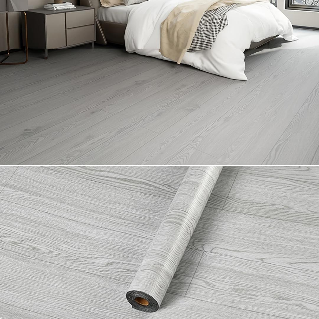 

3meters Thicken Waterproof Wood Grain Sticker Self-adhesive Anti-slip Floor Sticker for Bedroom Kitchen Home Renovation Sticker 40cmX3meters