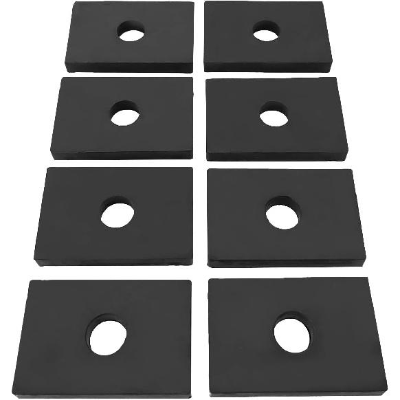 8Pcs Rubber Bed Mount Pad, Trucks Bed Mount Pad Kit Compatible with Chevy Gmc C10 C20 Truck 1947-1987