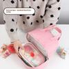Portable Double-layer Lunch Bag Office Handbag Cooler Bento Box Picnic Cooler Bag Large Capacity Fresh-Keeping Lunch Boxes
