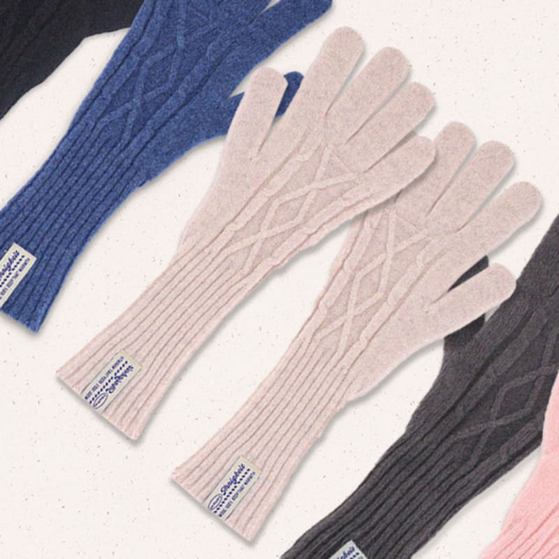 WorthWord 100% Wool Innigkeit Touch Gloves_4 Colors