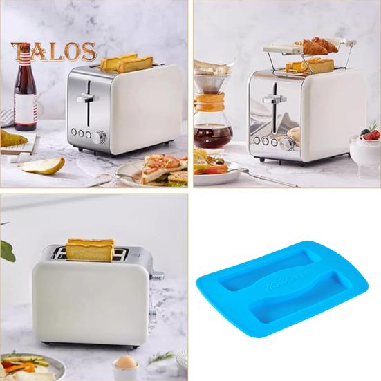 2 Pcs Silicone Toaster Covers Bread Machine Cover Washable Lid Kitchen Appliance Covers for 2-Slice Toaster Dust Protection Easy Handling