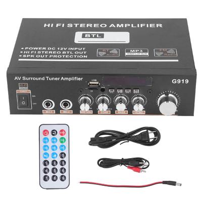 Bluetooth Endstufe HiFi Stereo Sound Digital Home Bluetooth Verstärker für Auto Zuhause Bar Party