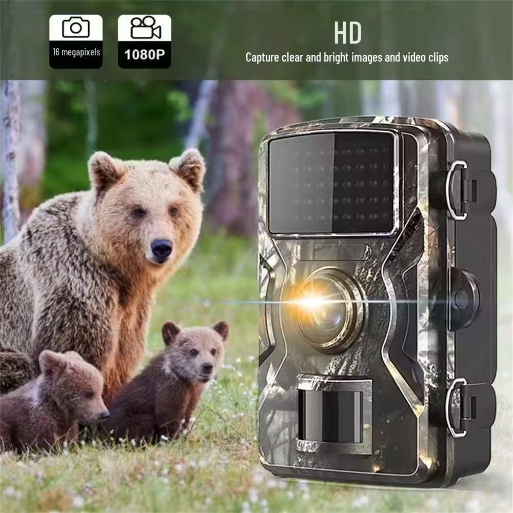HD Night Vision Wildlife Tracking Camera - Forest Waterproof Sensor for Hunting