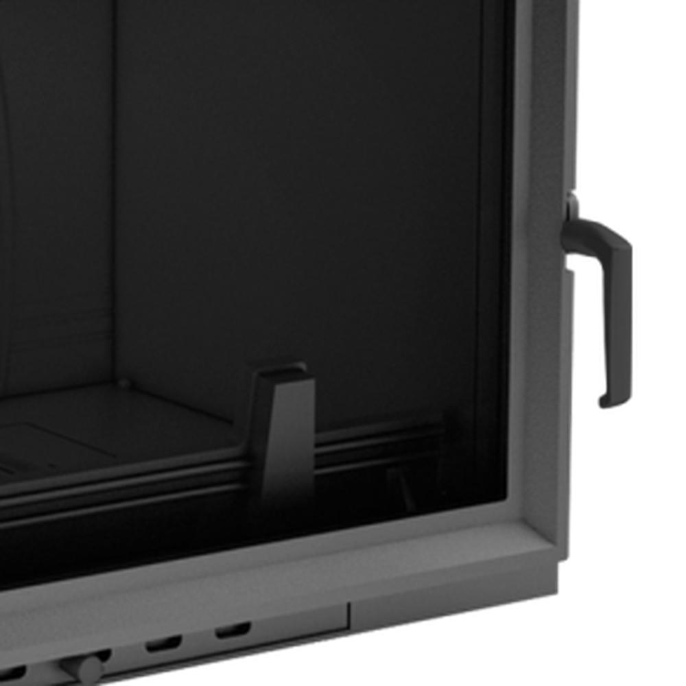 KRATKI Oliwia 16kW Ø200 Cast Iron Fireplace Insert with External Chimney Set