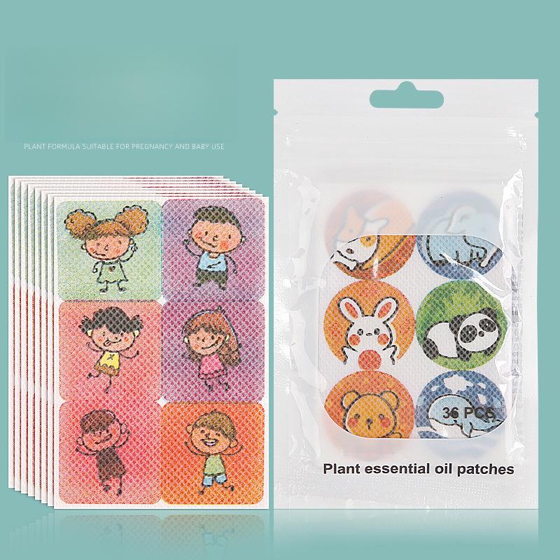 Cartoon Plant Extract Mosquito Repellent Sticker Baby Children Summer Outdoor Play Sleeping Mosquito Repellent Sticker Mosquito Repellent Sticker