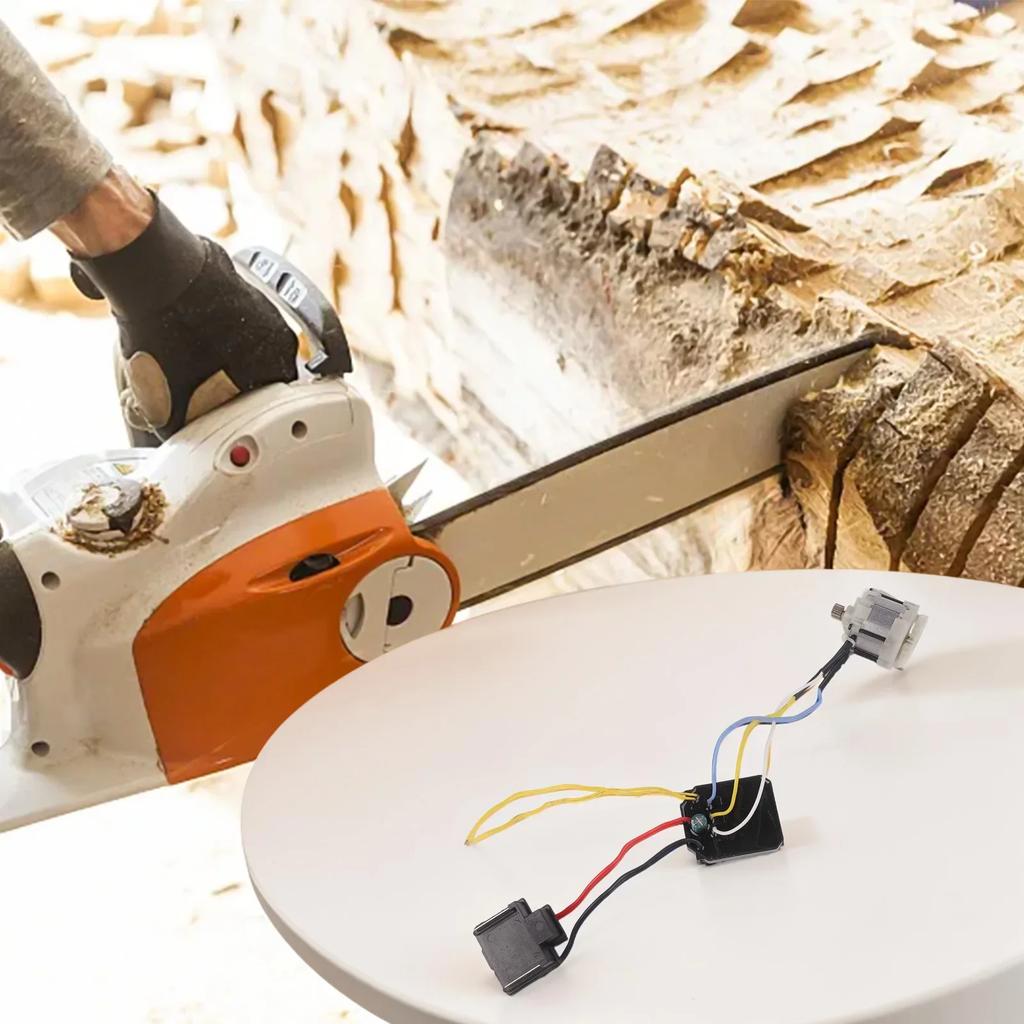 Brushless Chainsaw Motor Brushless Motor Assembly 14-Tooth Motor Plug-in Foot Design Reliable Operation Chainsaw Upgrades