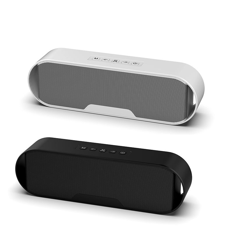 Bluetooth Super Bass Wireless Vibration Speaker with Two Bass Vibrating Diaphragm Red