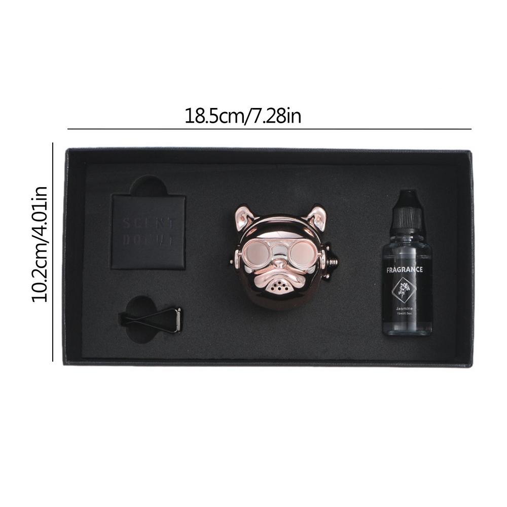 Car Vent Air Freshener Car Vent Clips With French Bulldog Design Perfume Fragrance Long Lasting Car Vent Clip Car Fresheners