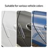 Seamless Car Door Edge Guards Cover Thin PVC Design Prevents Paint Damage Easy To Clean Heat Resistant Adhesive Backing