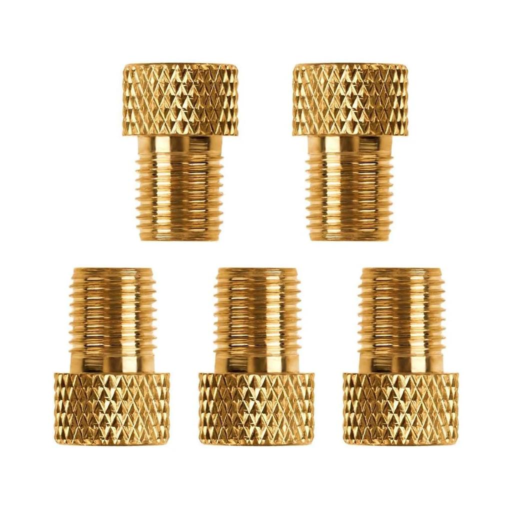 Presta To Schrader Valve Adapter Brass Tire Valve Converter for Bike Pump Connection 2 To 20 Pcs