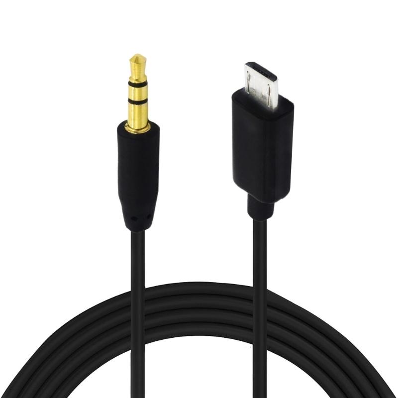 Micros USB To 3.5mm Audios Output Cable Male To Male Car Auxs Extension Cord for S4i9500 I9600 NOTE2 N7100 NOTE3 Phones
