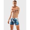 Heavywood Summer Men's Beach Swimming Trunks Drawstring Elastic Waist Swimsuit Shorts Man Plus Size Quick Drying Swimwear Shorts