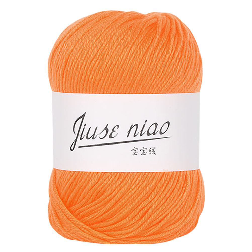 6-strand Pure Cotton Thin Yarn for Crochet Hand Stitching Knitting Baby Threads