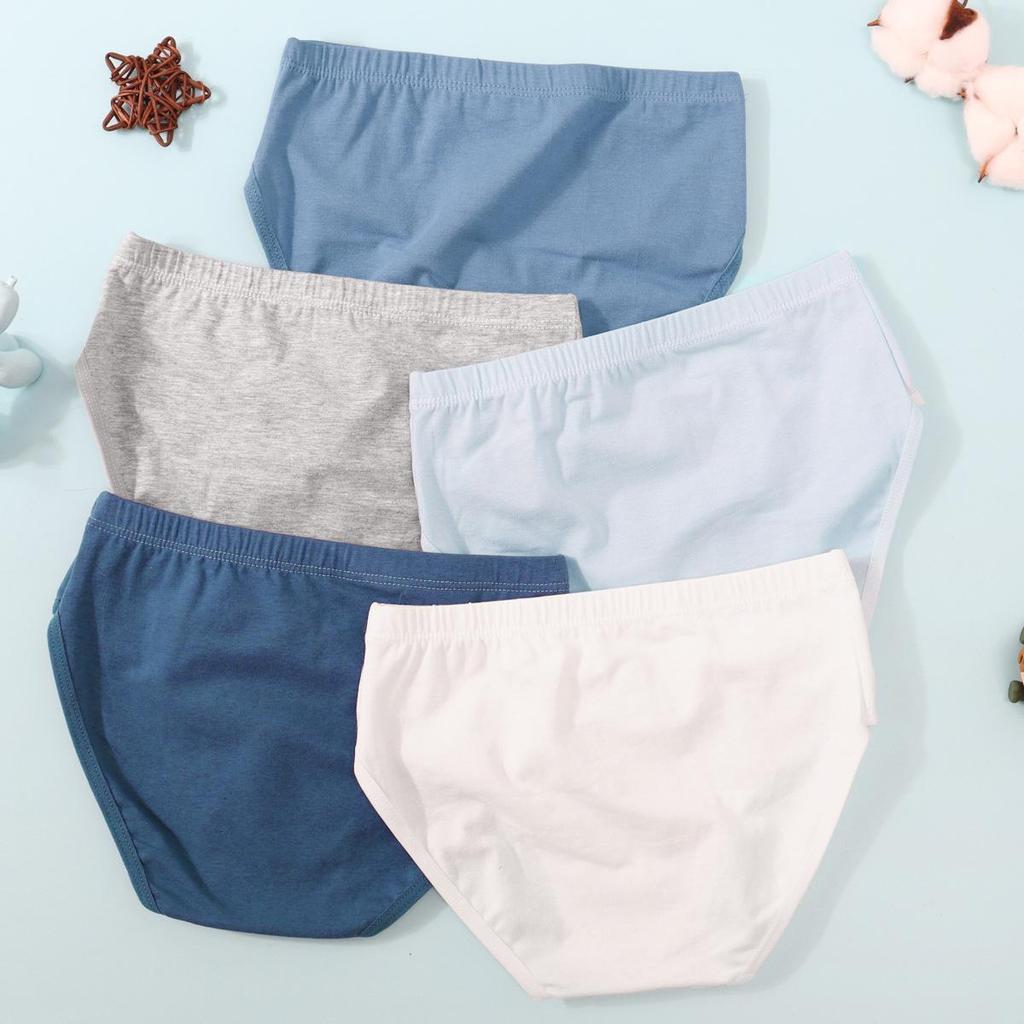Boxer e Biancheria Intima da Ragazzo in Cotone Monocolore - Taglie S, M, L per Adolescenti in Crescita
