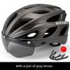 Rockbros Cycling Helmet Restraint Goggles Mountain Bike Helmet Helmet Integrated Molding Men's and Women's Equipment
