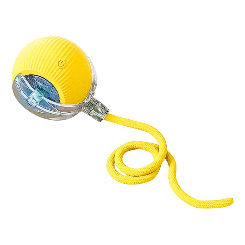 Interactive Cat Toy Ball USB Rechargeable Automatic Rolling Ball Self Rotating Ball Funny Cat Toys for Indoor Cat Kitten