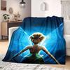PeterPan Flannel Blanket for Bedrooms Sofas Beds Chairs Picnics Travel Cartoon Print Home Decor Unique Gift Various Sizes