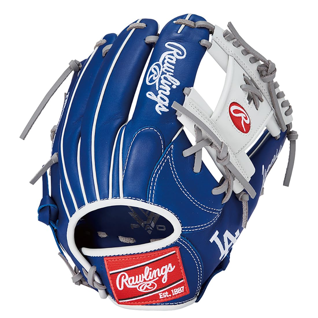 Rawlings MLB Team Infield Glove HYPER TECH GR5HTMN62 11.25 Inches Dodgers Right-Hand Throw