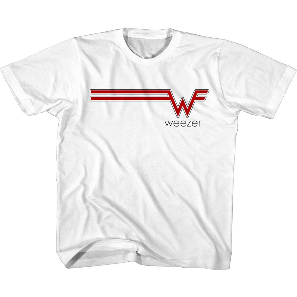 Weezer Striped Logo Kids T Shirt Official Band Merch Alt Rock Merch Toddler Tee M
