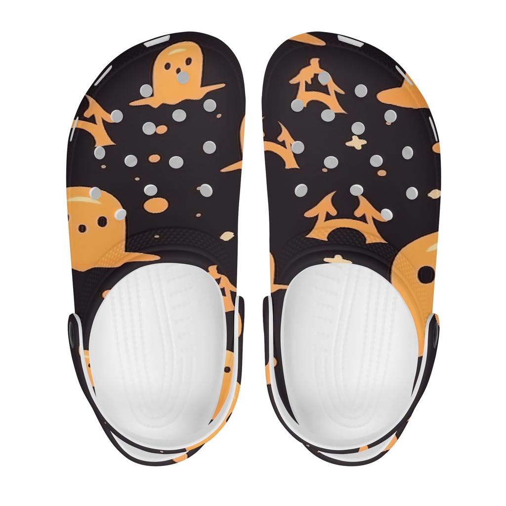 Allover Printed EVA Clogs for Women Men Breathable Lightweight Slip On Casual Footwear Soft Summer Sandals Daily Walking