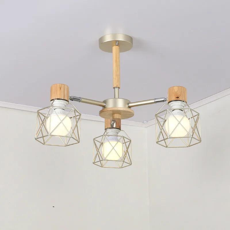 Винтажная люстра Лофт Люстра E27 Регулируемая Освещение для гостиной Для кухни Ресторана Люстра Светильник Освещение Светодиодное