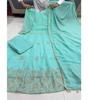 Women Bollywood Anarkali Heavy Faux Georgette Salwar Suit Indian Designer Party Wear Gown Pant Dupatta Set