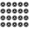 14mm Aluminum Car Remote Key Sticker Emblem Auto Accessories For Mercedes Benz AMG W205 W218 W177 W176 W169 A B C E S Class GLA PH8