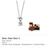 HERMES Kelly Amulette 925 Sterling Silver Necklaces Women's Silver H104429B-00