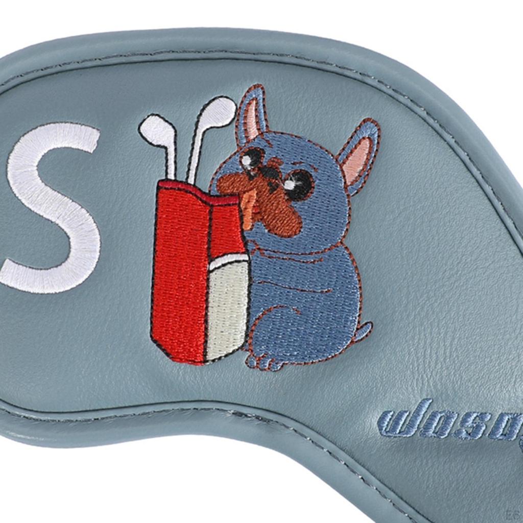 Sada 9 potahů na hlavy golfových želez pro ochranu