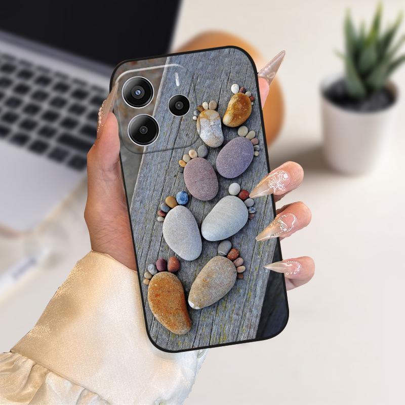 Phone Case For Redmi Note14 Silicone TPU Phone Coque Cover Cases For Redmi Note 14 4G Fashion Soft Protective Bumper Fundas Bags
