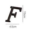 Retro Style Groceries Cast Iron Metal Creative DIY House Doorplate Letter Symbol