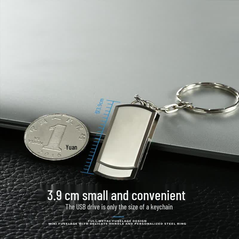 OLOEY Schwenkbarer Metall USB-Stick