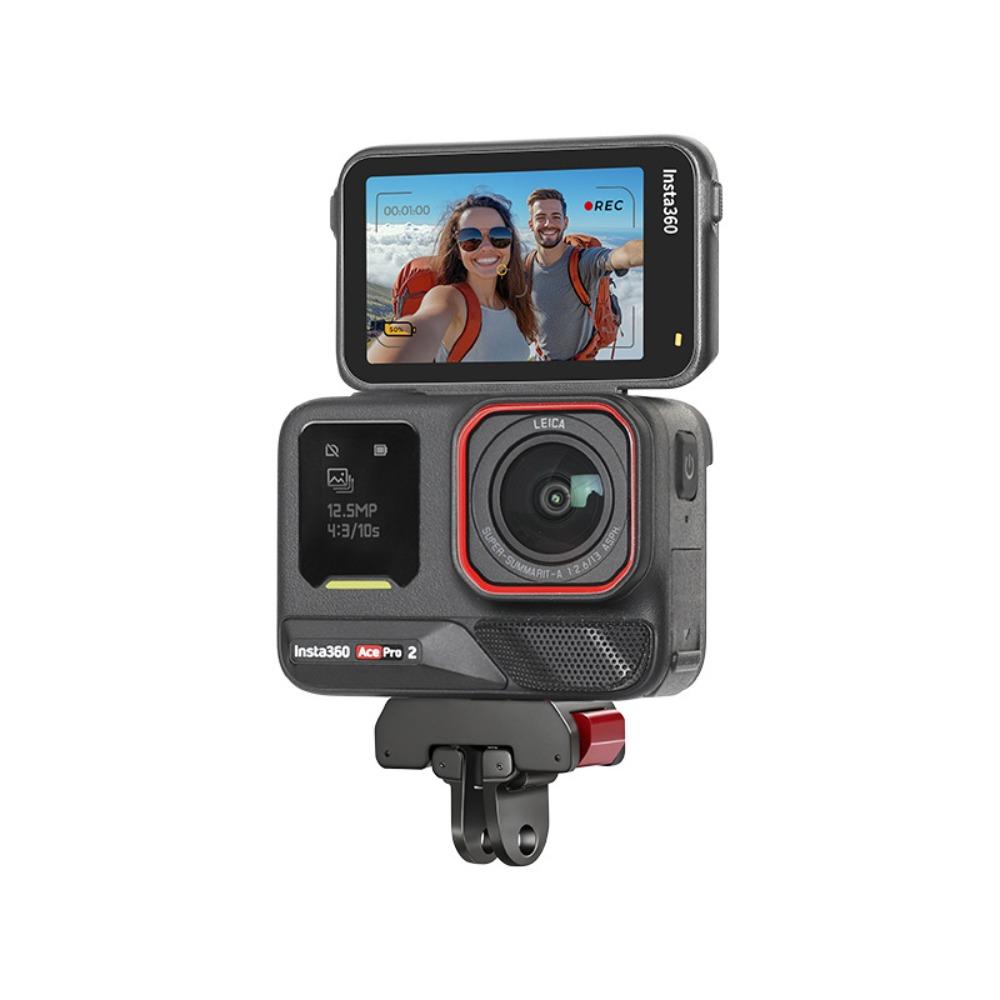 For Insta 360 Ace Pro 2 Alloy Magnetic Quick Release Adapter Base Mount Adapter Bracket 1/4 Thread Interface For Insta 360 X5