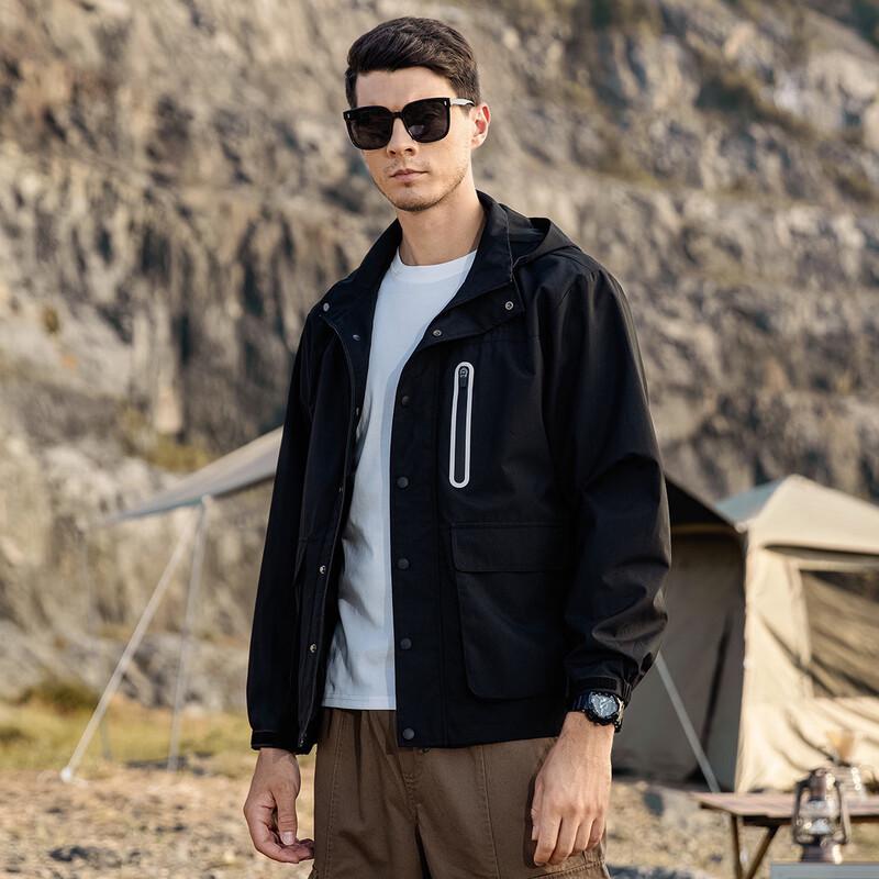 Jeep Men's Hooded Casual Outdoor Jacket