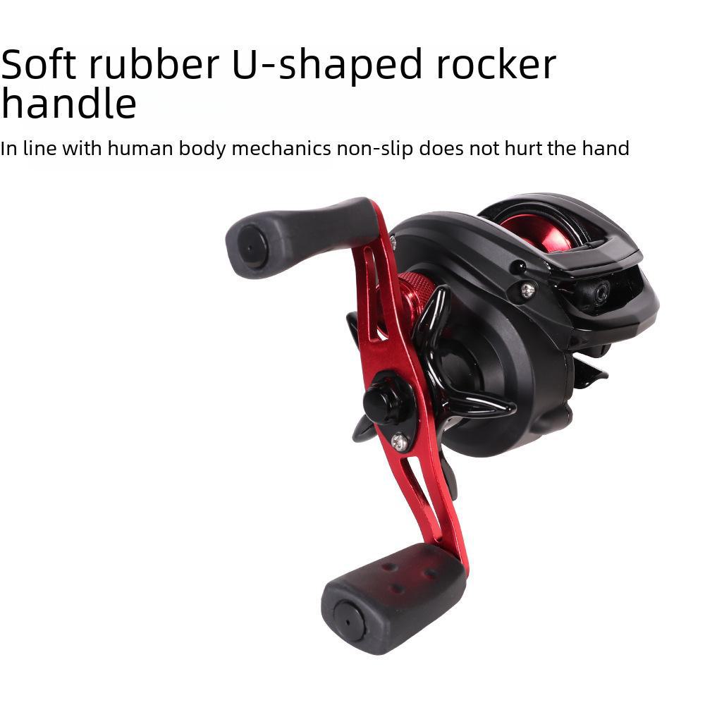 Ultralight Black Micro-Lure Fishing Reel with Long-Distance Casting and Anti-Explosion Line. Features Magnetic Turbine Brake for Water Drop Fishing.