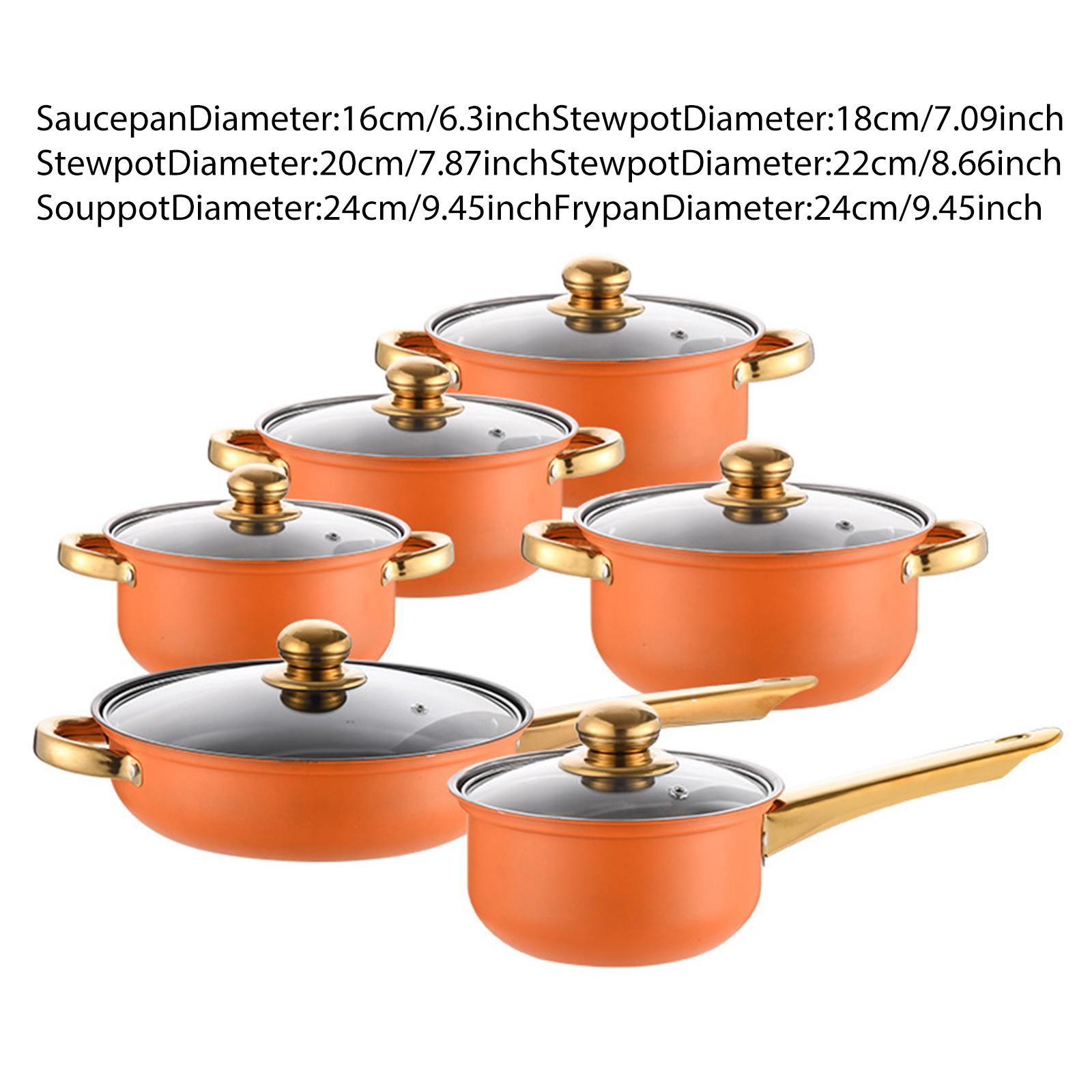 6 Piece Stainless Steel Cookware Set