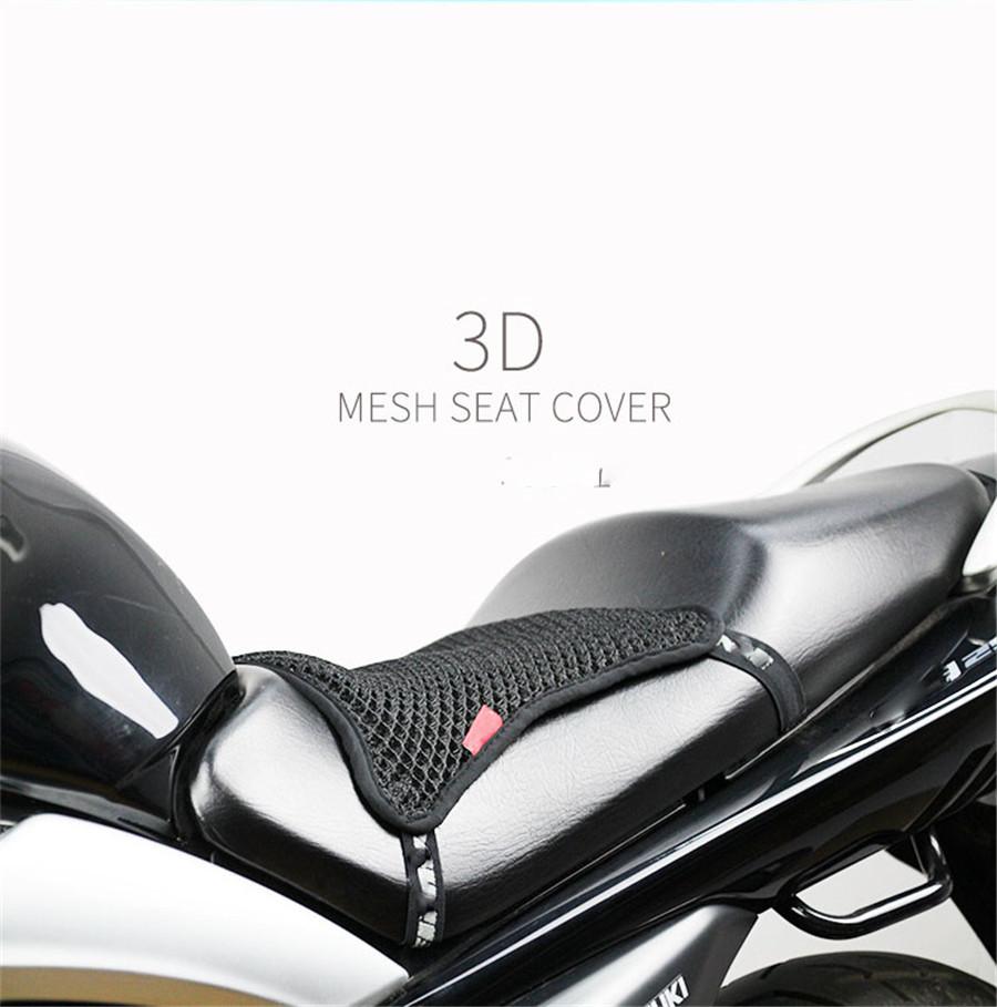 Waterproof 3D Mesh Motorcycle Seat Cover Sunscreen Prevent Cushion