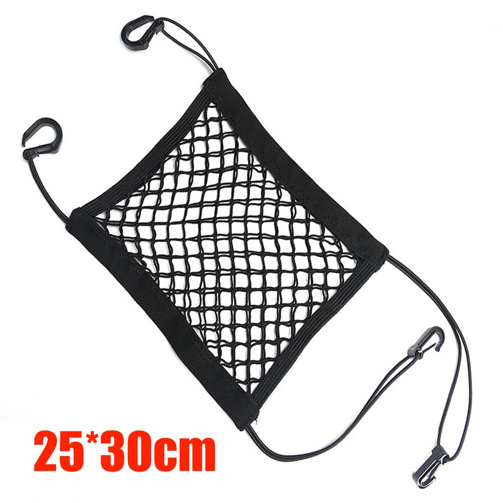 Car Blocking Mesh Auto Seat Seat Back Storage Universal Motorcycle Helmet Luggage Net Car Inter-seat Storage Mesh Pocket