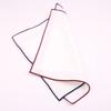 Square Plain White Pocket Cotton Handkerchief Small Suit Pocket Towel  Cloth Decoration